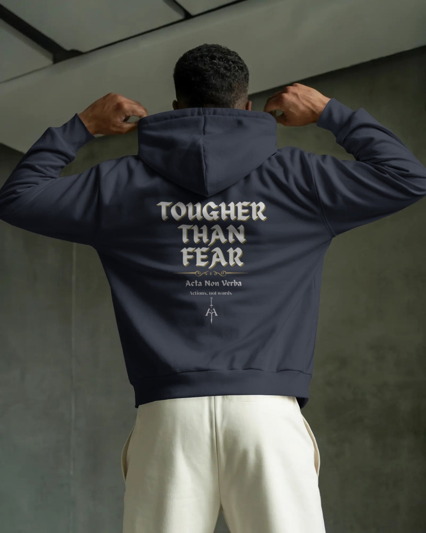 Tougher Than Fear – Statement Fleece Hoodie