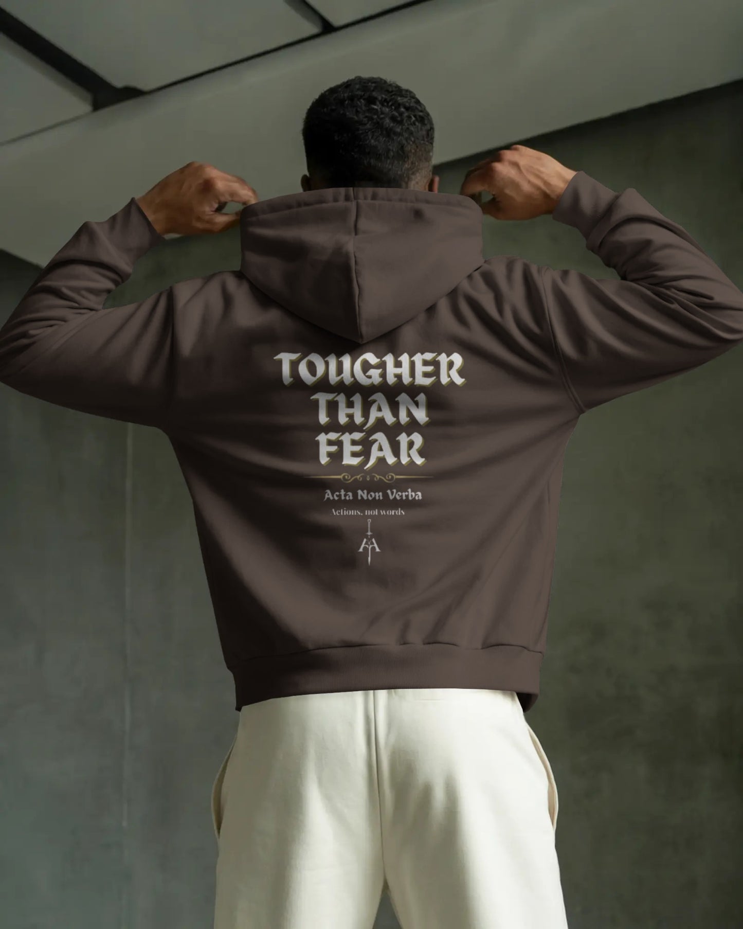 Tougher Than Fear – Statement Fleece Hoodie
