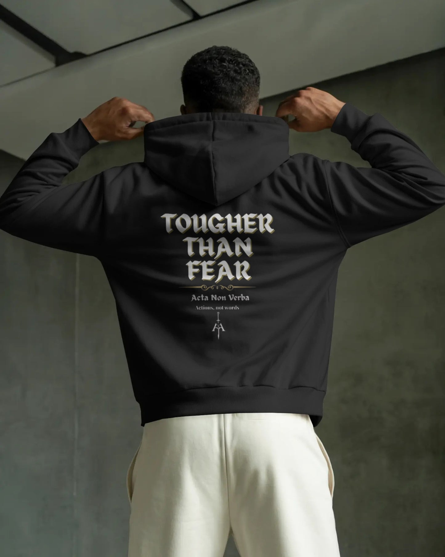 Tougher Than Fear – Statement Fleece Hoodie